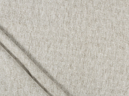 Stone Grey Colour Scallop Wave Textured Curtain Fabric