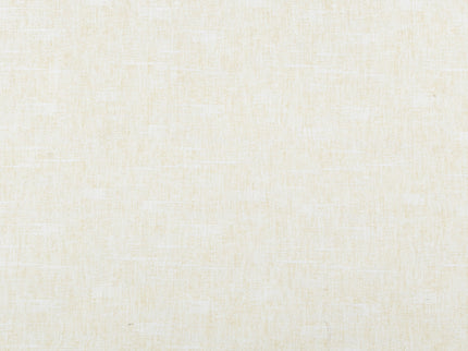 Light Butter Colour Linen Look Textured Curtain Fabric