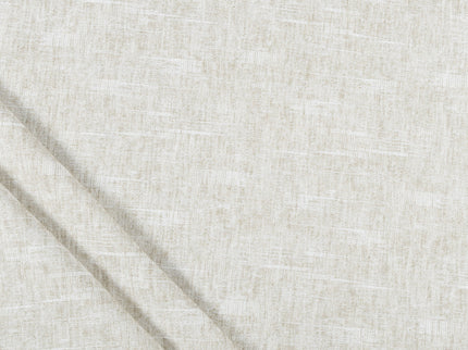 Light Greige Colour Linen Look Textured Curtain Fabric