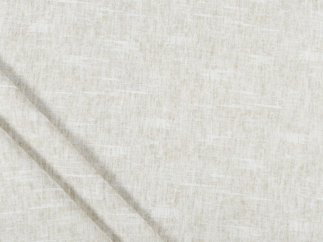 Light Greige Colour Linen Look Textured Curtain Fabric