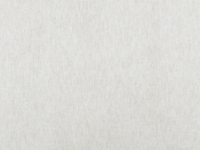 Ivory Beige Colour  Diamond Geometric Textured Curtain Fabric