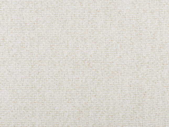Ivory & Sand Colour Basket  Weave Textured Curtain Fabric