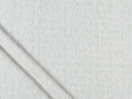 Pearl Grey Colour Scallop Wave Textured Curtain Fabric