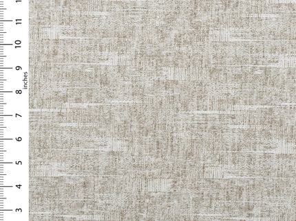 Stone Grey Colour Linen Look Textured Curtain Fabric