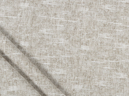 Stone Grey Colour Linen Look Textured Curtain Fabric