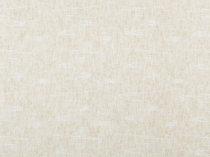 Vanilla Beige Colour Linen Look Textured Curtain Fabric
