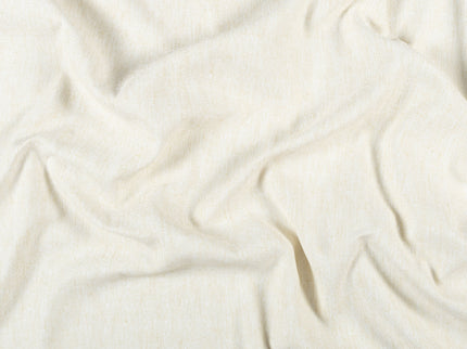 Ivory Colour Scallop Wave Textured Curtain Fabric