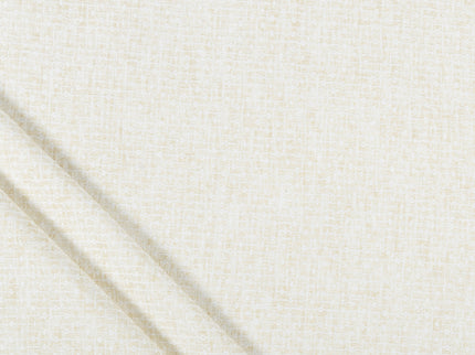 Light butter Colour Basket Weave Textured Curtain Fabric
