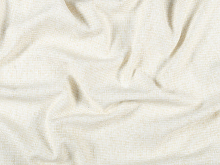 Light butter Colour Basket Weave Textured Curtain Fabric