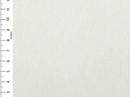 Light Butter Colour  Diamond Geometric Textured Curtain Fabric