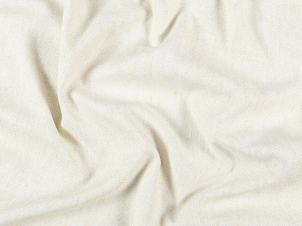 Light Butter Colour  Diamond Geometric Textured Curtain Fabric
