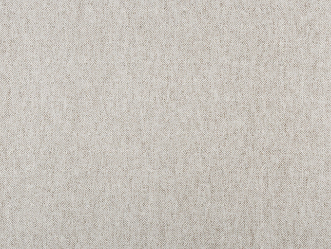 Coffee Beige Colour  Diamond Geometric Textured Curtain Fabric