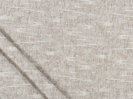 Coffee Beige Colour Linen Look Textured Curtain Fabric