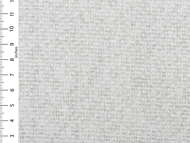 Light Grey Colour Basket  Weave Textured Curtain Fabric