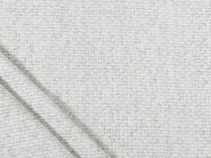 Light Grey Colour Basket  Weave Textured Curtain Fabric