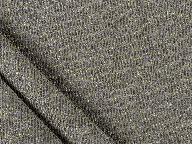 Olive green colour textured weave pattern velvet flock Easy Clean sofa, chair and curtain fabrics (Dual side)