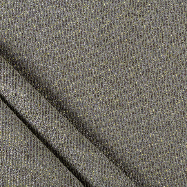 Olive green colour textured weave pattern velvet flock Easy Clean sofa, chair and curtain fabrics (Dual side)