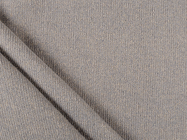 Dark grey colour textured weave pattern velvet flock Easy Clean sofa, chair and curtain fabrics (Dual side)