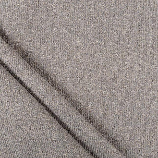 Dark grey colour textured weave pattern velvet flock Easy Clean sofa, chair and curtain fabrics (Dual side)