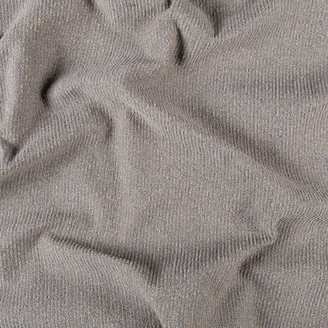 Dark grey colour textured weave pattern velvet flock Easy Clean sofa, chair and curtain fabrics (Dual side)