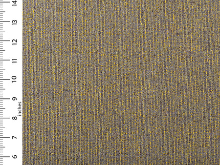 Mustard green colour textured weave pattern velvet flock Easy Clean sofa, chair and curtain fabrics (Dual side)