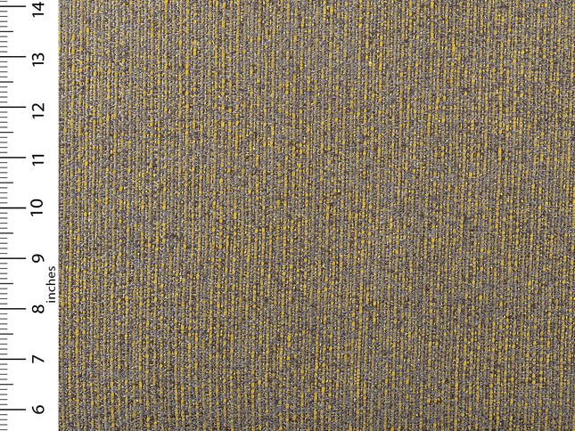 Mustard green colour textured weave pattern velvet flock Easy Clean sofa, chair and curtain fabrics (Dual side)