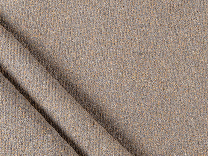 Brown colour textured weave pattern velvet flock Easy Clean sofa, chair and curtain fabrics (Dual side)