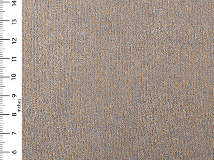 Brown colour textured weave pattern velvet flock Easy Clean sofa, chair and curtain fabrics (Dual side)