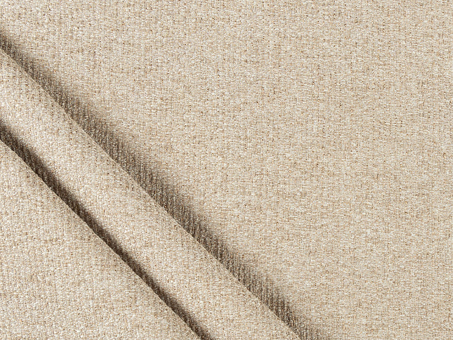 Taupe colour textured weave pattern velvet flock Easy Clean sofa, chair and curtain fabrics (Dual side)