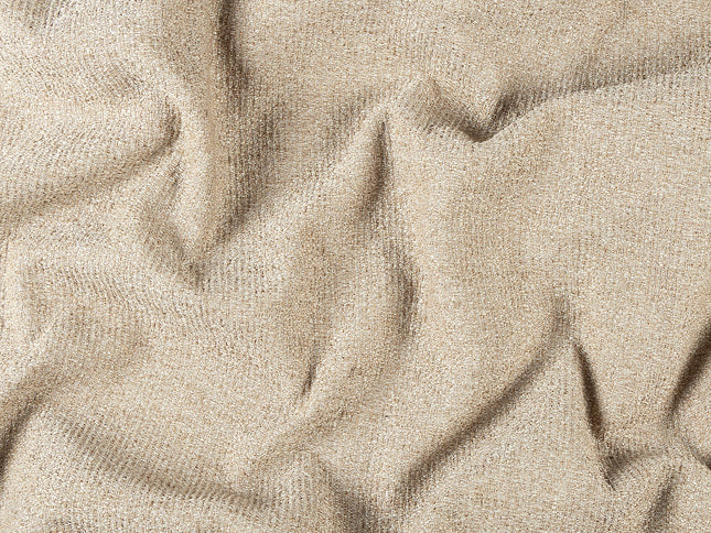 Taupe colour textured weave pattern velvet flock Easy Clean sofa, chair and curtain fabrics (Dual side)