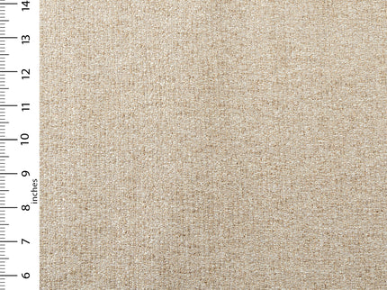 Taupe colour textured weave pattern velvet flock Easy Clean sofa, chair and curtain fabrics (Dual side)