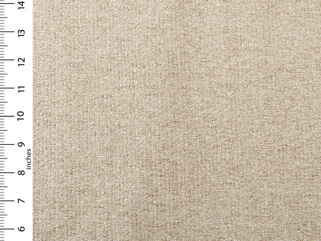 Taupe colour textured weave pattern velvet flock Easy Clean sofa, chair and curtain fabrics (Dual side)