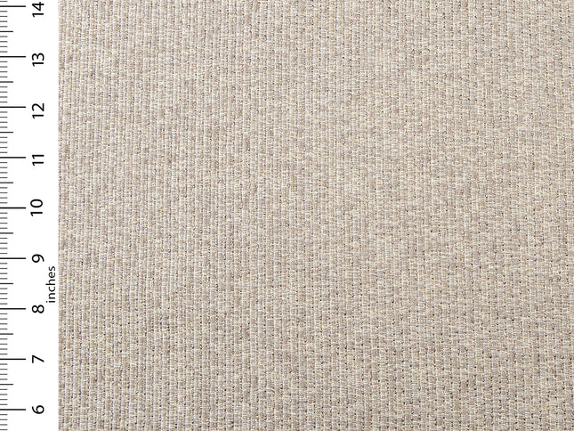 Beige colour textured weave pattern velvet flock Easy Clean sofa, chair and curtain fabrics (Dual side)