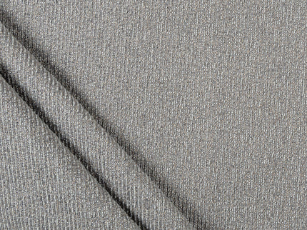 Grey colour textured weave pattern velvet flock Easy Clean sofa, chair and curtain fabrics (Dual side)