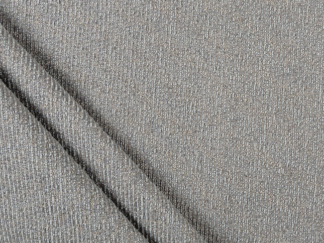 Grey colour textured weave pattern velvet flock Easy Clean sofa, chair and curtain fabrics (Dual side)