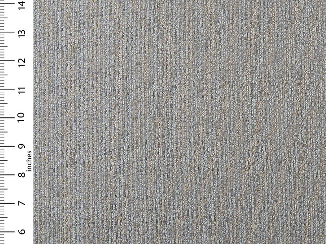 Grey colour textured weave pattern velvet flock Easy Clean sofa, chair and curtain fabrics (Dual side)