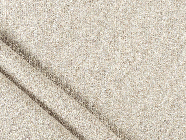 Beige colour textured weave pattern velvet flock Easy Clean sofa, chair and curtain fabrics (Dual side)