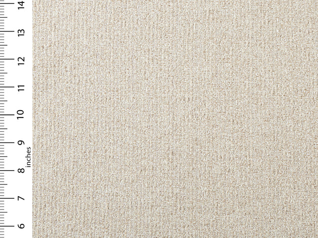Beige colour textured weave pattern velvet flock Easy Clean sofa, chair and curtain fabrics (Dual side)
