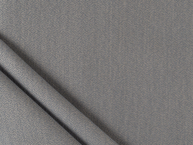 Charcoal grey colour textured pattern velvet flock Easy Clean sofa, chair and curtain fabrics (Dual side)