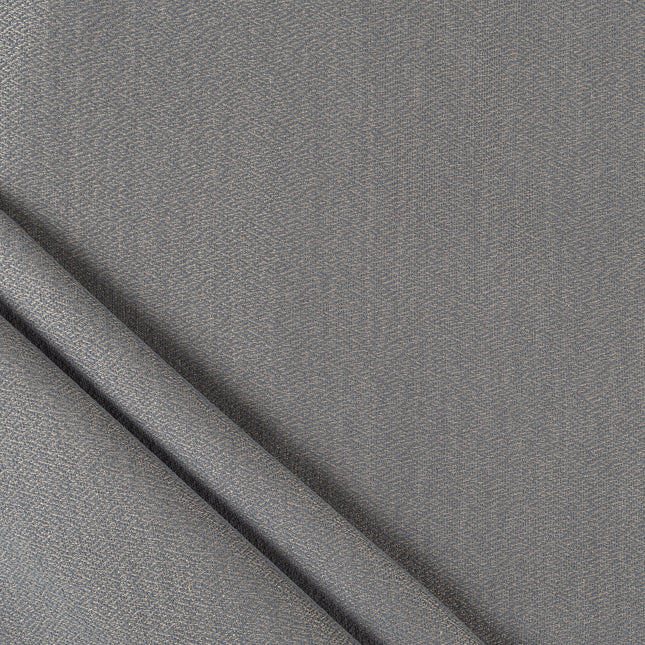 Charcoal grey colour textured pattern velvet flock Easy Clean sofa, chair and curtain fabrics (Dual side)