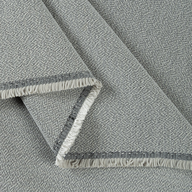 Grey colour textured pattern velvet flock Easy Clean sofa, chair and curtain fabrics (Dual side)
