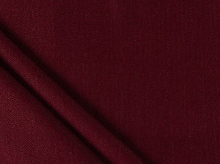 Wine colour textured pattern velvet flock Easy Clean sofa, chair and curtain fabrics (Dual side)