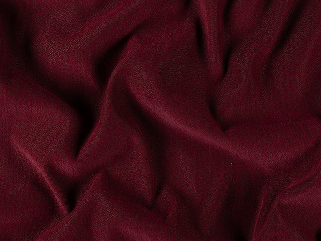 Wine colour textured pattern velvet flock Easy Clean sofa, chair and curtain fabrics (Dual side)