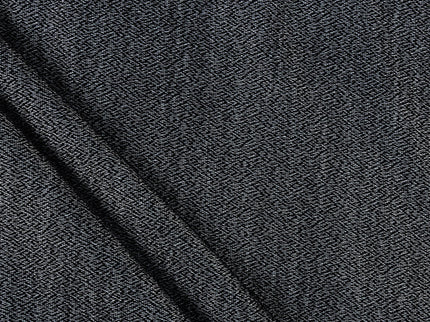 Black colour textured pattern velvet flock Easy Clean sofa, chair and curtain fabrics (Dual side)