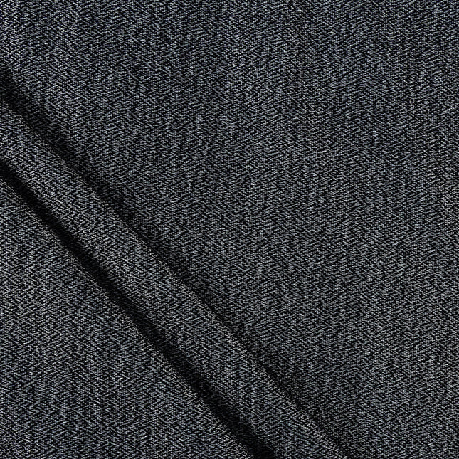 Black colour textured pattern velvet flock Easy Clean sofa, chair and curtain fabrics (Dual side)