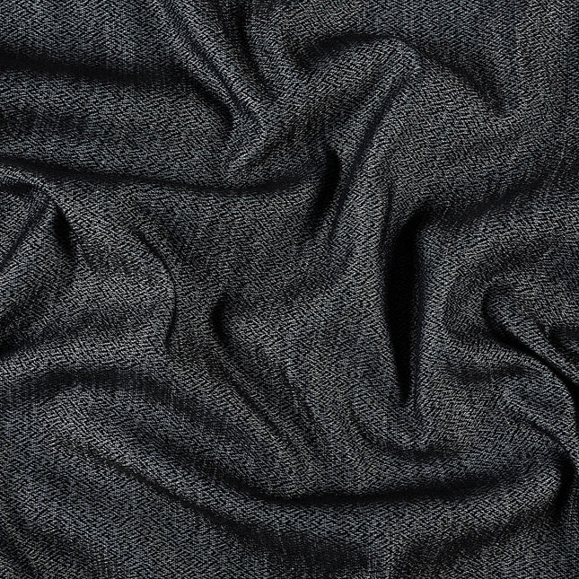 Black colour textured pattern velvet flock Easy Clean sofa, chair and curtain fabrics (Dual side)