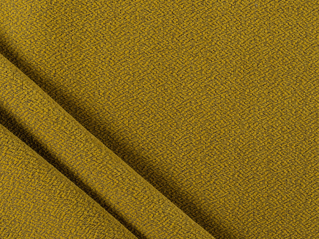Mustard green colour textured pattern velvet flock Easy Clean sofa, chair and curtain fabrics (Dual side)