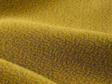 Mustard green colour textured pattern velvet flock readymade curtain