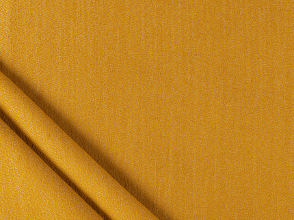 Mustard colour textured pattern velvet flock Easy Clean sofa, chair and curtain fabrics (Dual side)