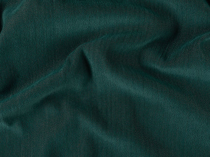 Teal green colour textured pattern velvet flock readymade curtain